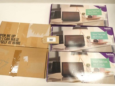 Lot 2437 - 5x boxed routers