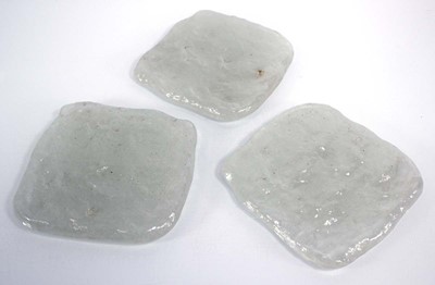 Lot 433 - A group of nineteen glass chandelier 'droplets'...