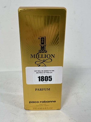 Lot Paco Rabanne 1 million parfum 200ml