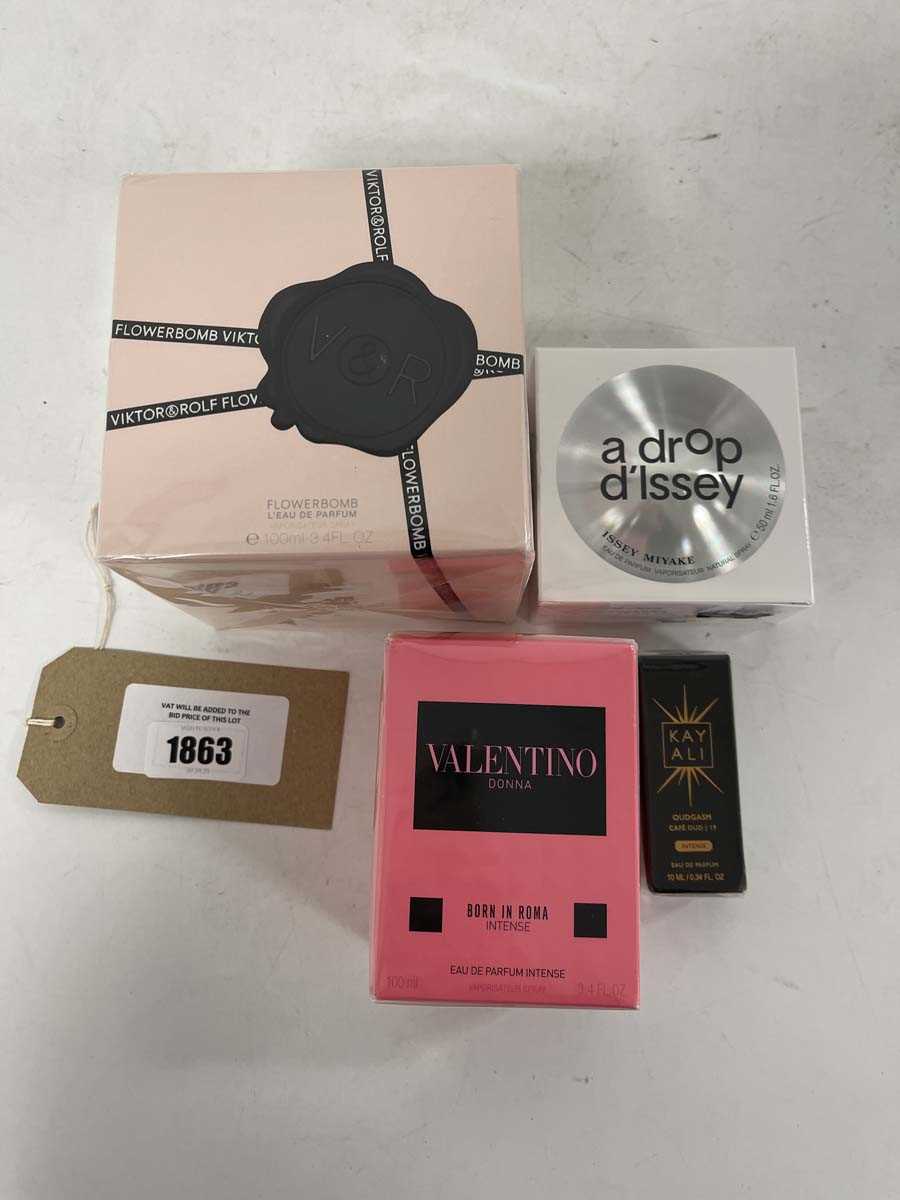 Lot 4x Various perfumes to include Issey Miyake,...