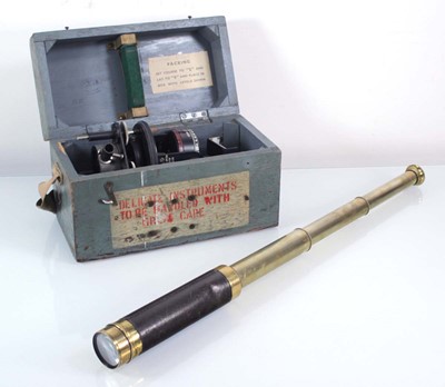 Lot 135 - An Air Ministry cased Astro Compass Mark II,...