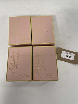 Lot 4x Visage seduction florale eau de toilette 50ml