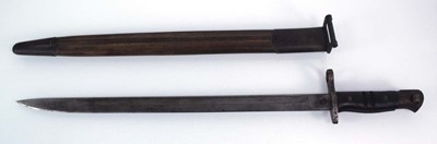 Lot 142 - A First World War bayonet by Remington,...