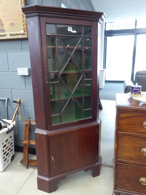 Lot 5328 - A 19th century and later mahogany corner...
