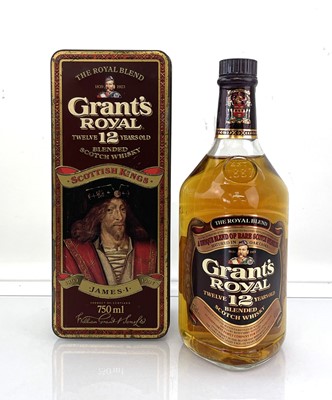 Lot 34 - A bottle of Grant's Royal Blend 12 year old...