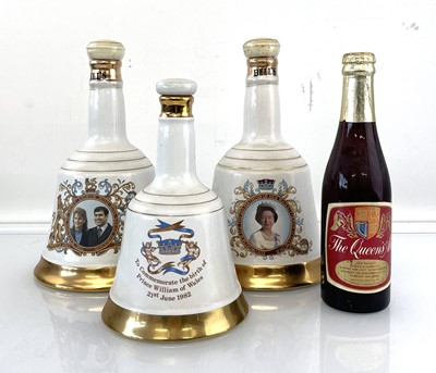 Lot 36 - 3 Bell's Celebration Decanters & Whitbread...