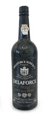 Lot 254 - A bottle of 1975 Delaforce Vintage Port...