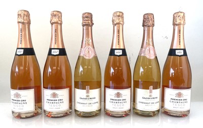 Lot 308 - 6 bottles, 4x Tesco Finest Premier Cru Brut...