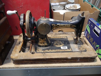Lot 1291 - Frister & Rossman manual powered sewing machine