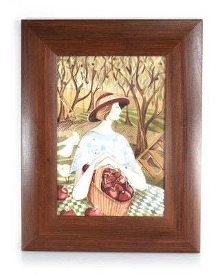 Lot 448 - Madeleine Hand (b. 1959), A lady carrying a...