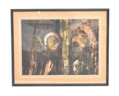 Lot 457 - Frances Hatch (contemporary), Weeping figures,...