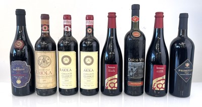 Lot 366 - 8 bottles, 1x M&S Dolce Vita Dolcetto D'Alba...