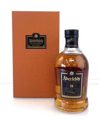 Lot 4 - A bottle of Aberfeldy 21 year old Single...