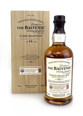 Lot 6 - A bottle of The Balvenie Cuban Selection 14...