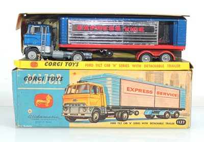 Lot 151 - A Corgi Major 1137 Ford tilt cab with...