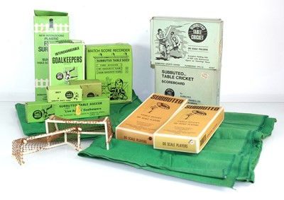 Lot 161 - A group of Subbuteo table soccer accessories...