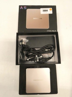 Lot 2004 - Geekom A5 Mini PC with AMD Ryzen R7 5800H,...