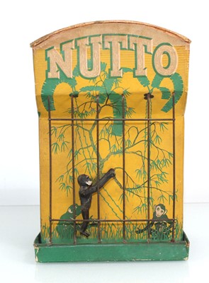 Lot 163 - A Nutto swinging chimpanzee sand toy, h. 21.5 cm