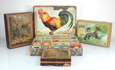 Lot 169 - A group of vintage puzzles including animal...