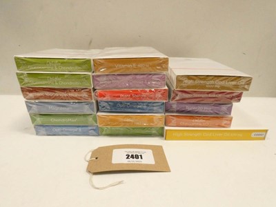 Lot 2401 - Assorted packs of Healthspan vitamin and...