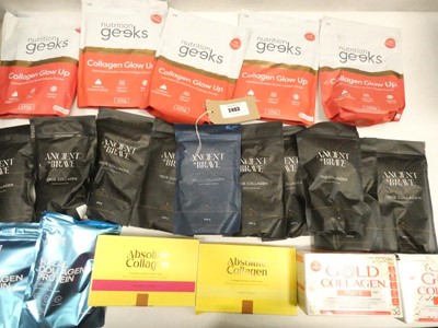 Lot 2403 - Selection of collagen support powder and...