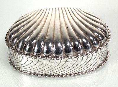 Lot 417 - A Victorian silver and parcel gilt box of...