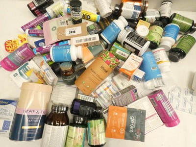 Lot 2410 - Mixed lot of vitamin, mineral and enzyme...