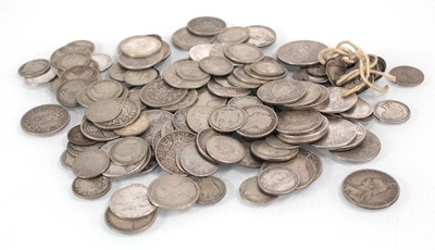 Lot 455 - A collection of 19th century and later silver...