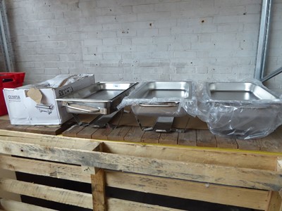 Lot 609 - 4 part Olympia chaffing dish sets