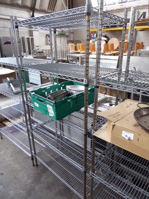 Lot 656 - 90cm 5-tier pot rack