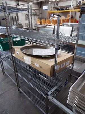 Lot 657 - 90cm 4-tier pot rack