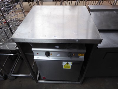 Lot 620 - High level stainless steel stand