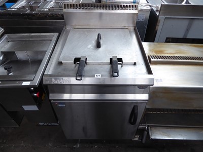 Lot 627 - 60cm gas Morwood Vulcan single tank fryer,...