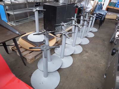 Lot 668 - 12x Single-pedestal table bases with range of...