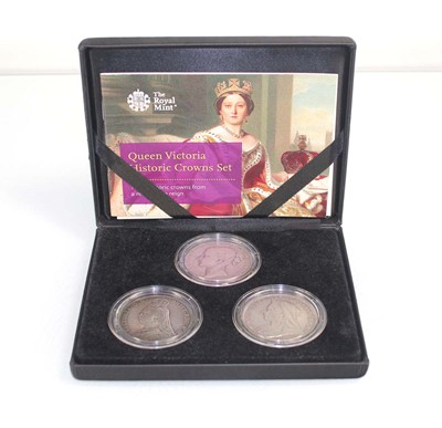 Lot 458 - A Royal Mint Queen Victoria Historic Crowns...
