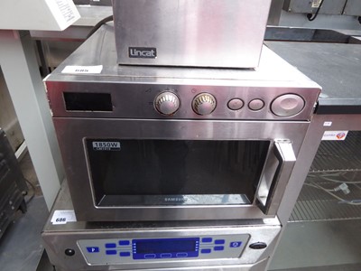 Lot 685 - 46cm Samsung 1850W microwave oven