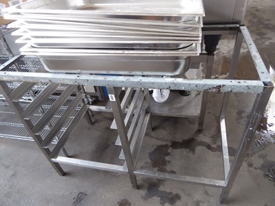 Lot 655 - 110cm metal frame