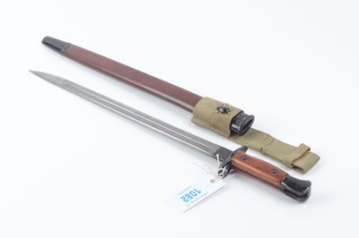 Lot 1082 - British P1907 bayonet by Sanderson, dated 5'15...