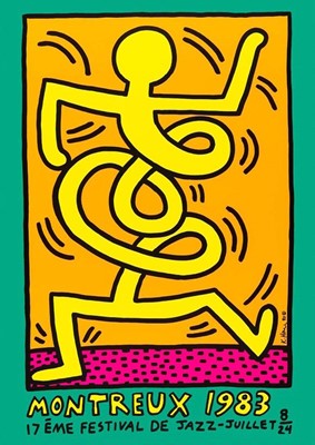 Lot 179 - After Keith Haring (American, 1958-1990),...