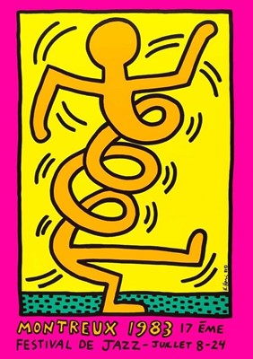 Lot 180 - After Keith Haring (American, 1958-1990),...