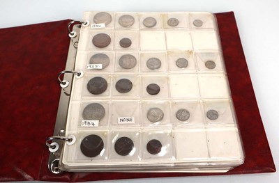 Lot 467 - An album of early 20th century silver, part...
