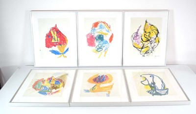 Lot 490 - After Asger Jorn (Danish, 1914-1973), A set of...