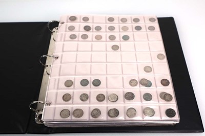 Lot 470 - An album of Victorian and later silver, part...