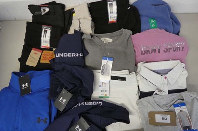 Lot 1113 - Approx. 15 branded items of clothing to...
