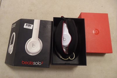 Lot 2131 - Boxed pair of Beats Solo 2 head phones