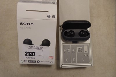 Lot 2137 - Boxed pair of Sony WFC710N noise cancelling...