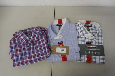 Lot 1120 - Approx. 20 men's Kirkland button up shirts