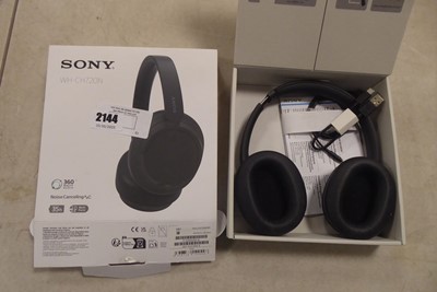 Lot 2144 - Pair of Sony WH CH 720 N noise cancelling...