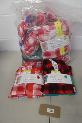 Lot 1126 - A large qty of Saint Eve kids 4 piece pyjama sets