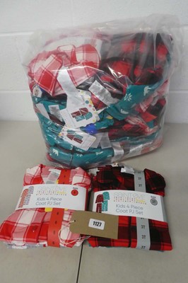 Lot 1127 - A large qty of Saint Eve kids 4 piece pyjama sets